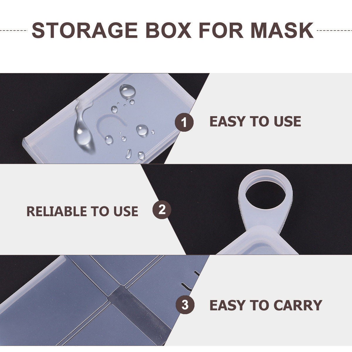 2 pezzi di scatola porta masch - Face Mask Storage Box recensione e prezzo