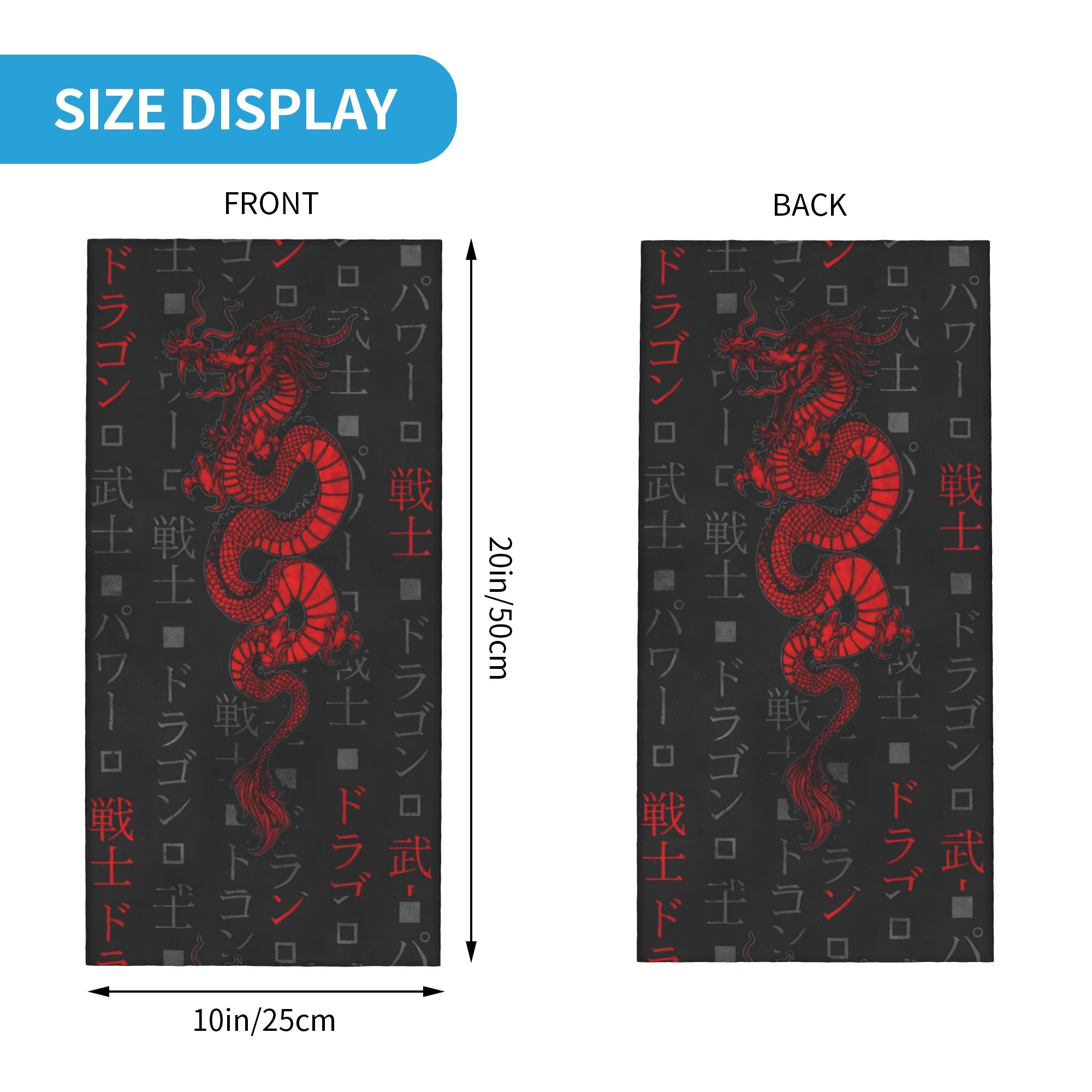 Drago rosso Animale Bandana Gh - Neck Gaiter Face Cover recensione e prezzo