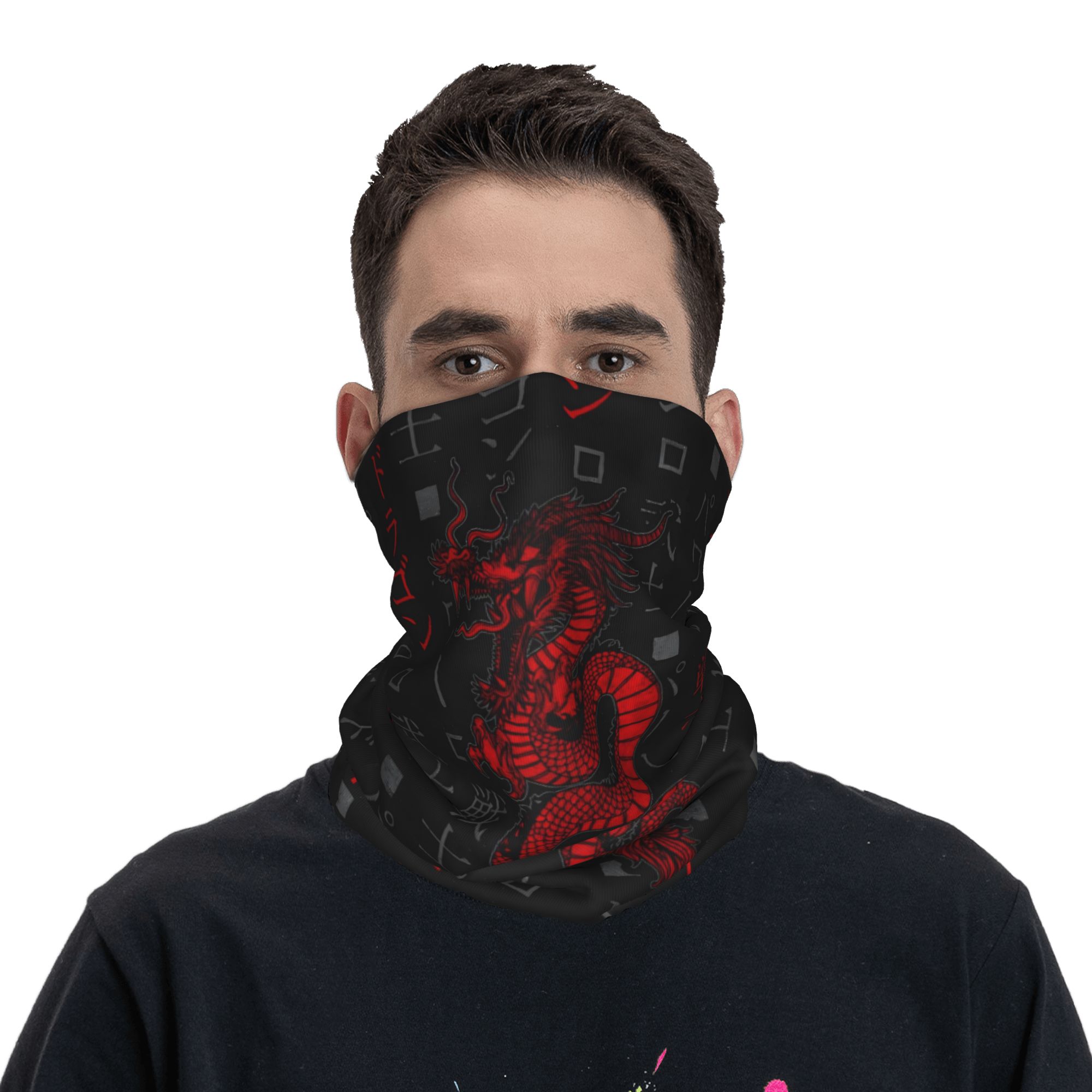 Drago rosso Animale Bandana Gh - Neck Gaiter Face Cover recensione e prezzo